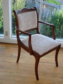 Duncan Phyfe Padded Back Dining Chair