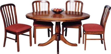 Davies Classic Kauri Small Oval Fixed Top Dining Table